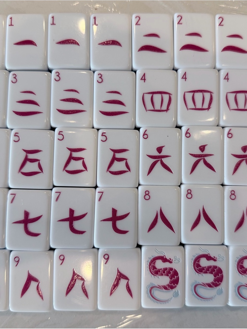 Mahjong Tile Set - No Name Brand/ Slightly Imperfect - Picture 8 of 10